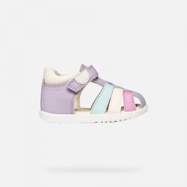  Prvi koraci djevojke GEOX SANDAL MACCHIA B254WB08502C8888 LJUBIČASTA 
