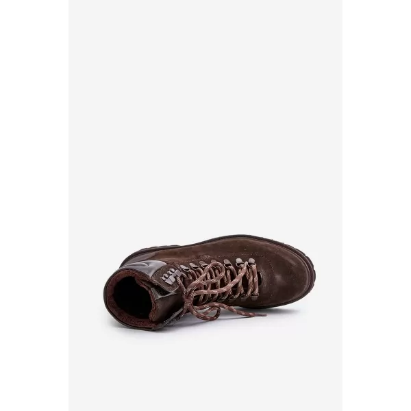  Muške cipele BIG STAR OO174644 SMEĐA/BEŽ Big Star Shoes 