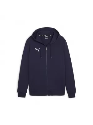 Dječji sweatshirt PUMA TEAMGOAL CASUALS HOODED JKT 658596_06 PUMA TAMNOPLAVA/PUMA BIJELA