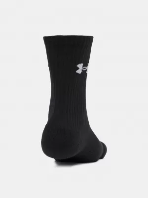 Čarape UNDER ARMOUR PERFORMANCE COTTON 3P CRW 6009685-008 CRNA