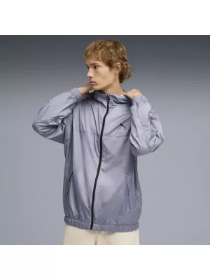 Muška vjetrovka PUMA ESS RELAXED WINDBREAKER 684626_65 SIVO NEBO