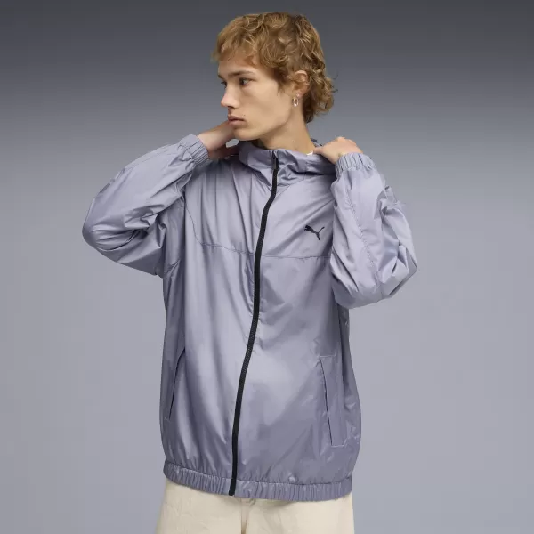  Muška vjetrovka PUMA ESS RELAXED WINDBREAKER 684626_65 SIVO NEBO 