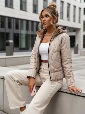 Ženska jakna DSTREET TY4206 SMEĐA