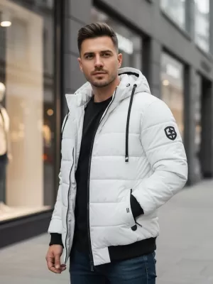 Muška jakna DSTREET TX5096 BIJELA