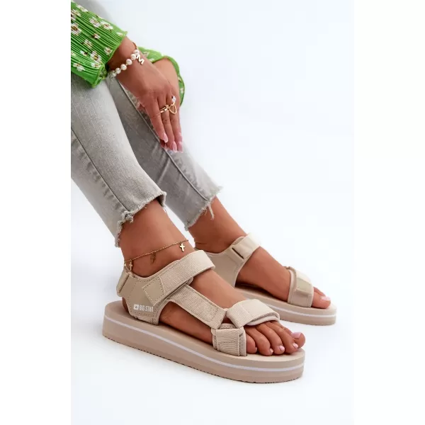  Ženske cipele BIG STAR NN274A535 BEŽ Big Star Shoes 