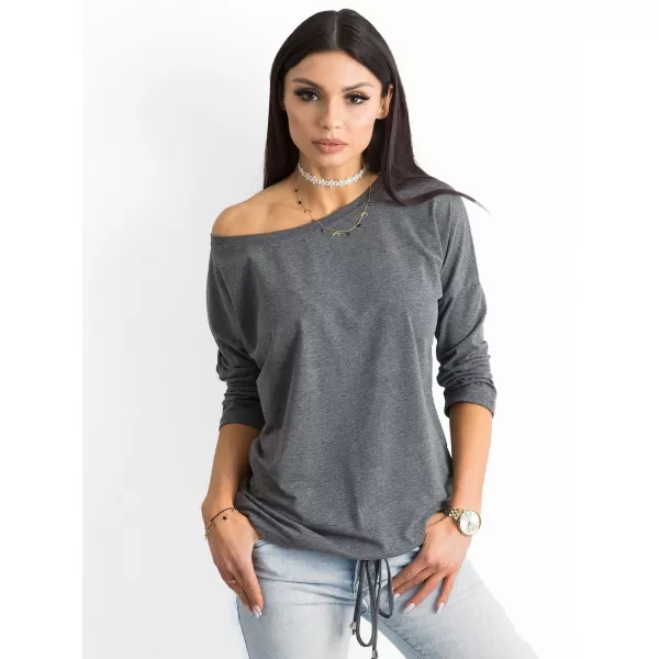  Ženska bluza BASIC FEEL GOOD RV-BZ-4691.36P TAMNOSIVA 