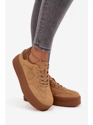 Ženske tenisice BIG STAR SS274762 BROWN/BEIGE Big Star Shoes