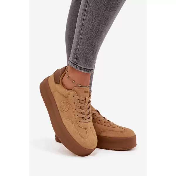  Ženske tenisice BIG STAR SS274762 BROWN/BEIGE Big Star Shoes 