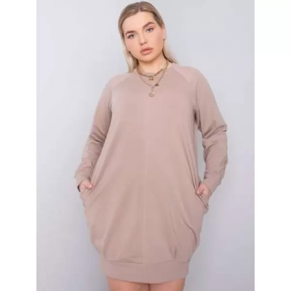  Haljina BASIC FEEL GOOD RV-SK-6296.99 TAMNO BEŽ 