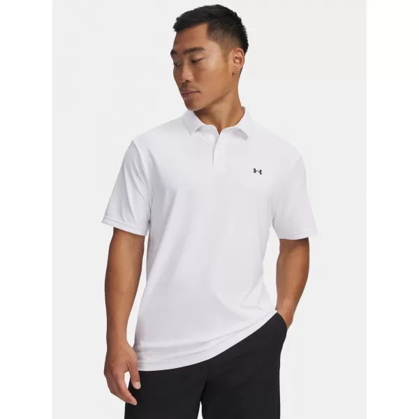  Muška majica kratkih rukava UNDER ARMOUR T2G PIQUE POLO 6012303-100 BIJELA 
