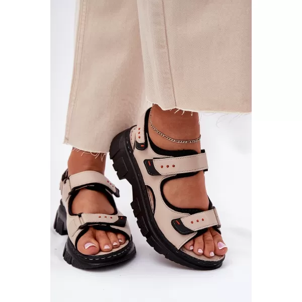 Ženske sandale ARTIKER 56C0471 BEŽ/CRNA 