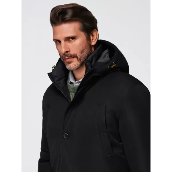  Muška parka OMBRE OM-JAPJ-0287 CRNA 