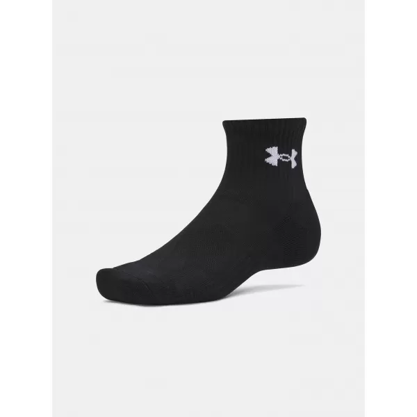  Čarape UNDER ARMOUR PERFORMANCE COTTON 3P QTR 6009686-008 CRNA 