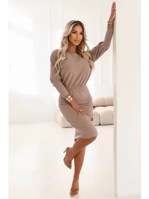 Haljina NUMOCO 399-4 MOCHA MOUSSE