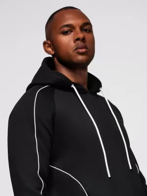 Muški sweatshirt OMBRE OM-SSNZ-0250 CRNA