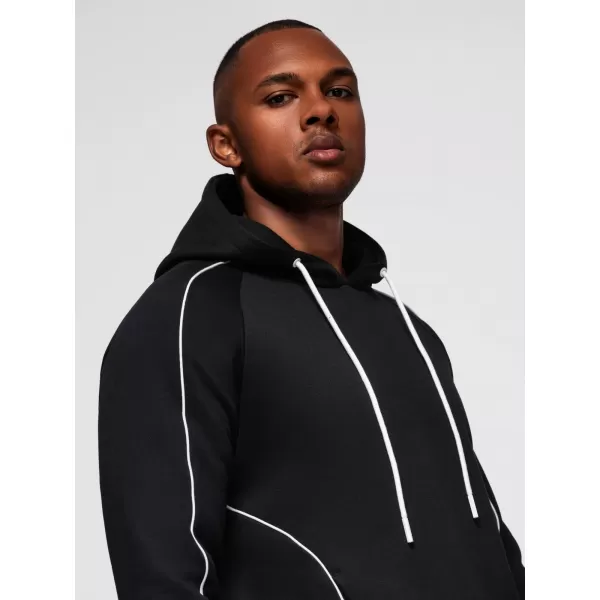  Muški sweatshirt OMBRE OM-SSNZ-0250 CRNA 