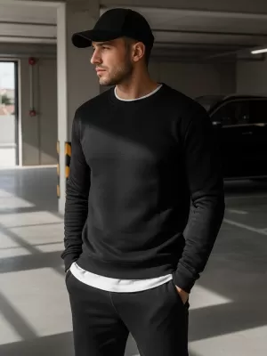 Muški sweatshirt DSTREET BX2416 CRNA
