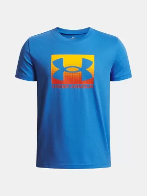 Majica za dječake UNDER ARMOUR UA B BOXED SPORTS UPDATE SS 1388672-402 PLAVA
