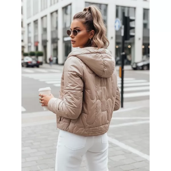  Ženska jakna DSTREET TY3715 KARAMELA 