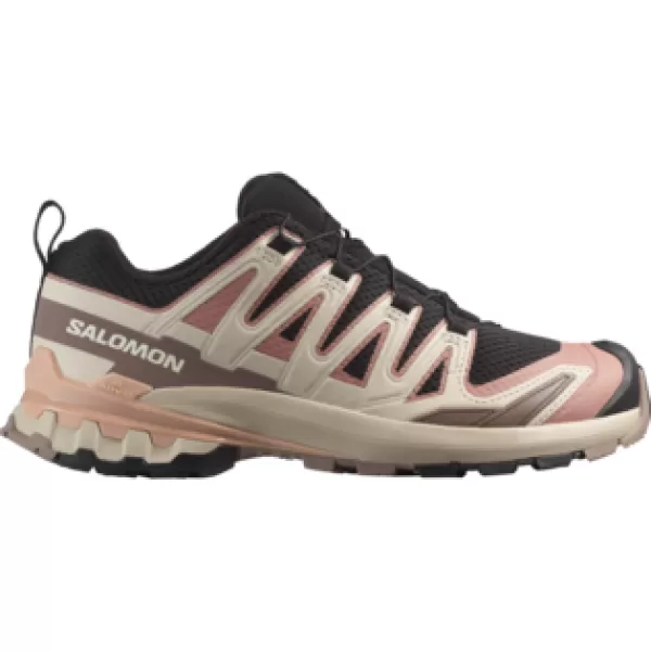  Ženske cipele SALOMON XA PRO 3D V9 W L47882800 CRNA/BURLWOOD/MAHAGONI RUŽA 
