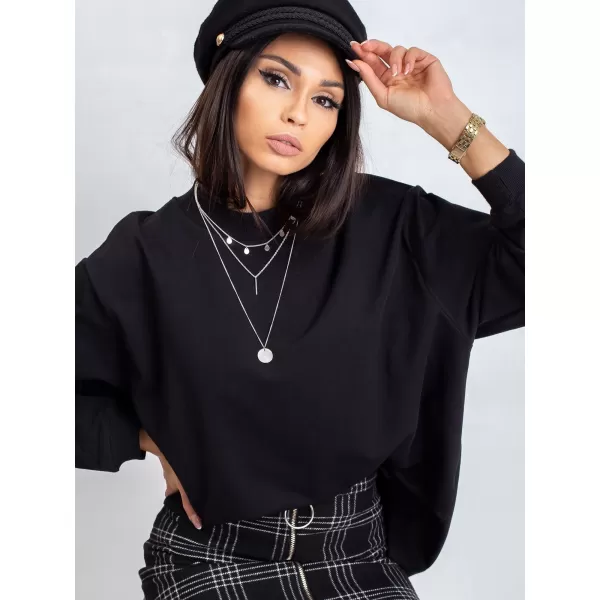  Ženski sweatshirt BASIC FEEL GOOD RV-BL-5185.82P NOIR 