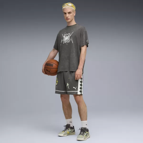  Muške kratke hlače PUMA PITP ALL JAWS 6.5" SHORT 632918-01 TAMNO SIVA 