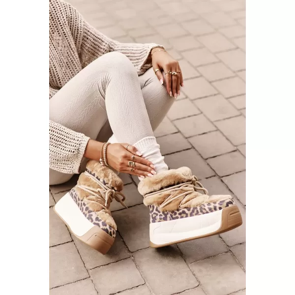  Ženske cipele BIG STAR OO274A207 SMEĐA/BEŽ Big Star Shoes 