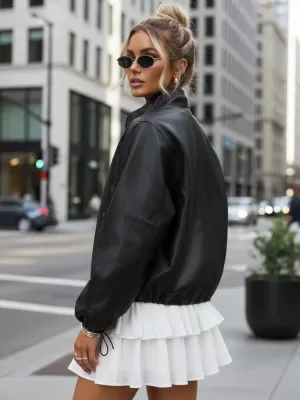 Ženska jakna DSTREET TY5595 CRNA