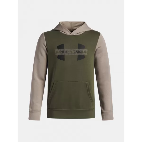  Trenirka za dječake UNDER ARMOUR UA RIVAL FLC CBLCK GRPHC HD 6004994-390 ZELENA 