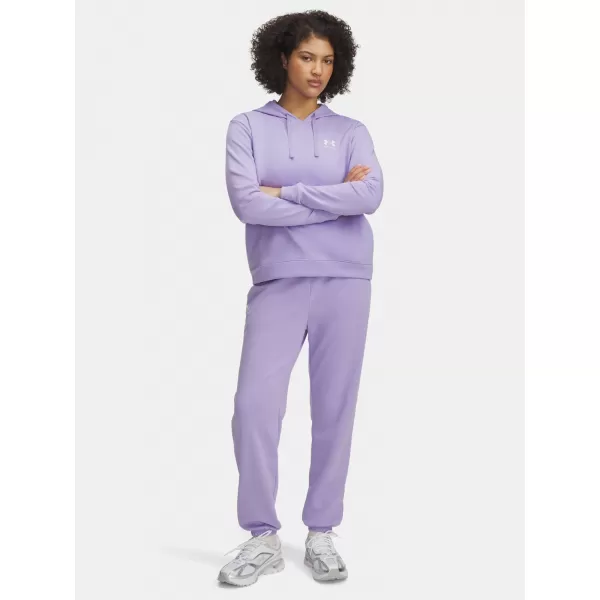  Ženske trenirke UNDER ARMOUR UA RIVAL TERRY JOGGERS 1382735-538 LJUBIČASTA 