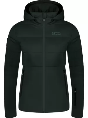 Ženska zimska jakna NORDBLANC KNOLL NBWJL8272 TAMNO ZELENA