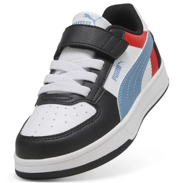  Dječje cipele PUMA CAVEN 2.0 BLOCK AC+ PS 394462-17 PUMA BIJELA/HLADNO PLAVA/CRNA 