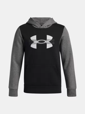 Trenirka za dječake UNDER ARMOUR UA RIVAL FLC CBLCK GRPHC HD 6004994-001 CRNA