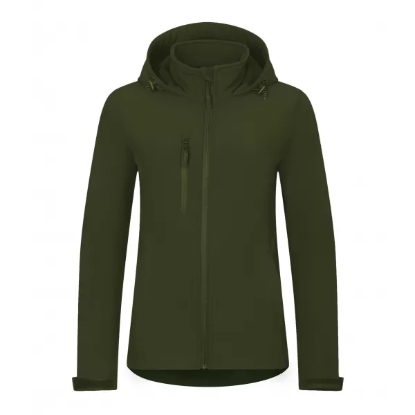  Ženska softshell jakna ALTISPORT NoPrint NP/ALW945 VOJNOG 