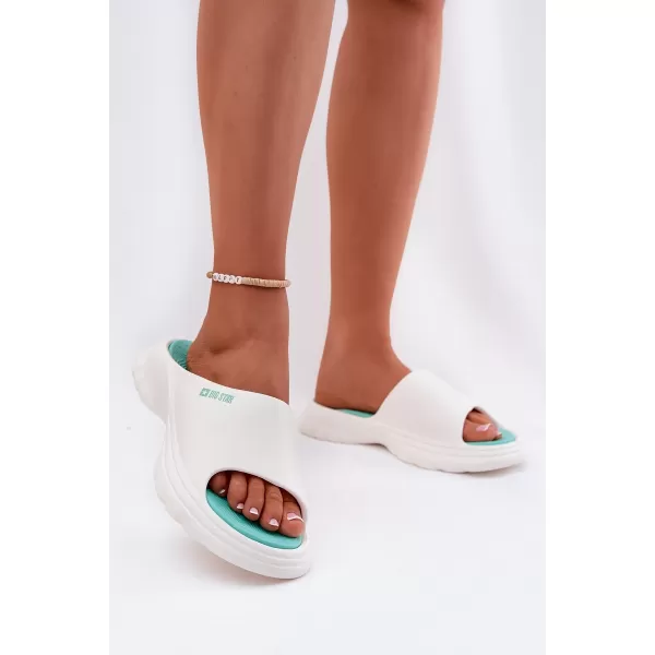 Ženske papuče BIG STAR RR274A586 WHITE Big Star Shoes 