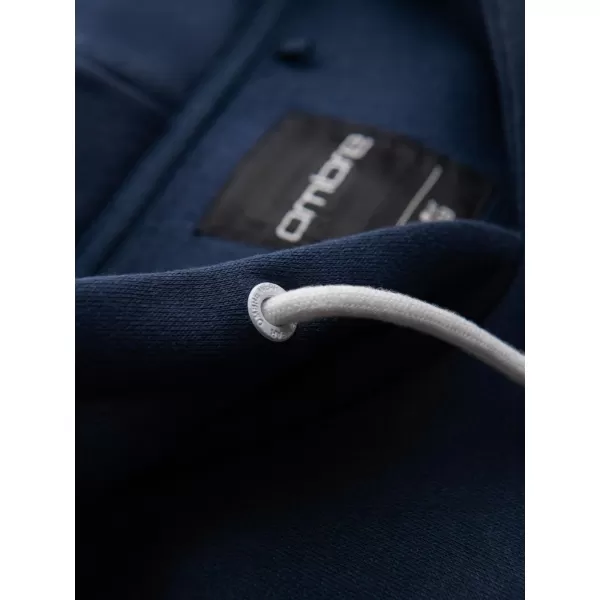  Muški sweatshirt OMBRE OM-SSNZ-0250 TAMNOPLAVA 