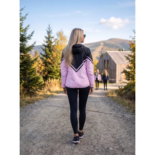  Ženska vrhunska softshell jakna ALTISPORT VOJ/ALW101JACK01 RUŽIČASTO CRNA 