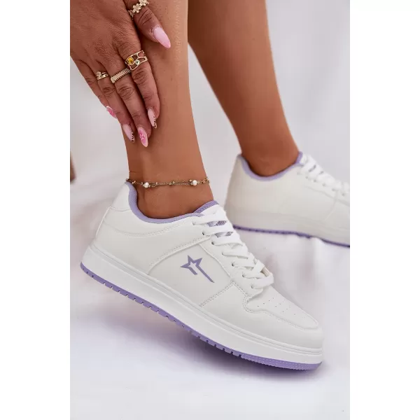  Ženske tenisice BIG STAR RR274A245 BIJELE/LJUBIČASTE Big Star Shoes 