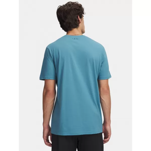  Muška majica kratkih rukava UNDER ARMOUR UA M WM LOCKER TAG SS 6012778-466 PLAVA 