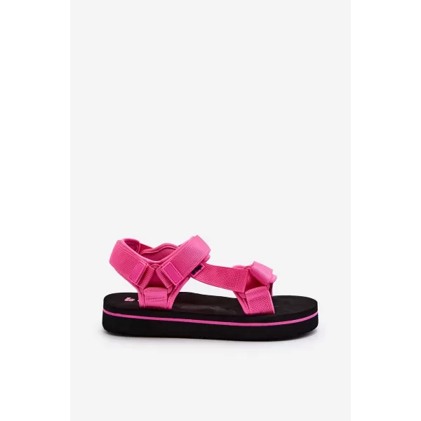  Ženske sandale LEE COOPER LCW-23-34-2613 CRNA/FUKSIJA 