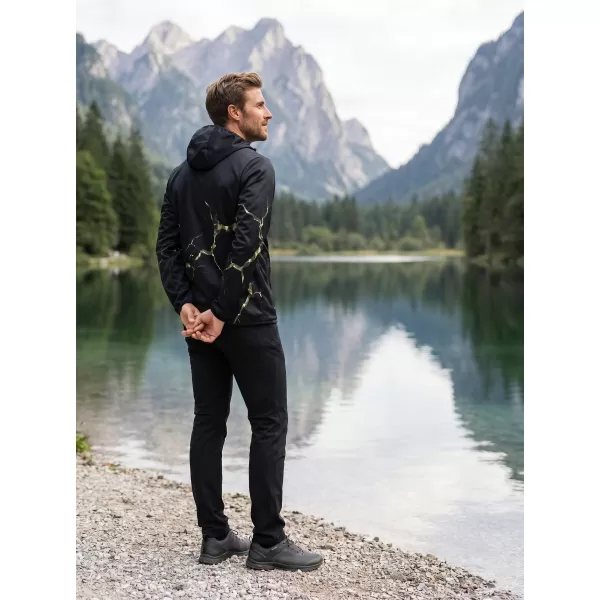  Muška vrhunska softshell jakna ALTISPORT VOJ/ALM129JACK01 CRNAČKI/VOJNIČKI 