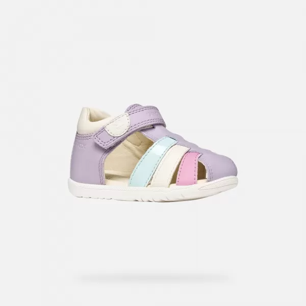  Prvi koraci djevojke GEOX SANDAL MACCHIA B254WB08502C8888 LJUBIČASTA 