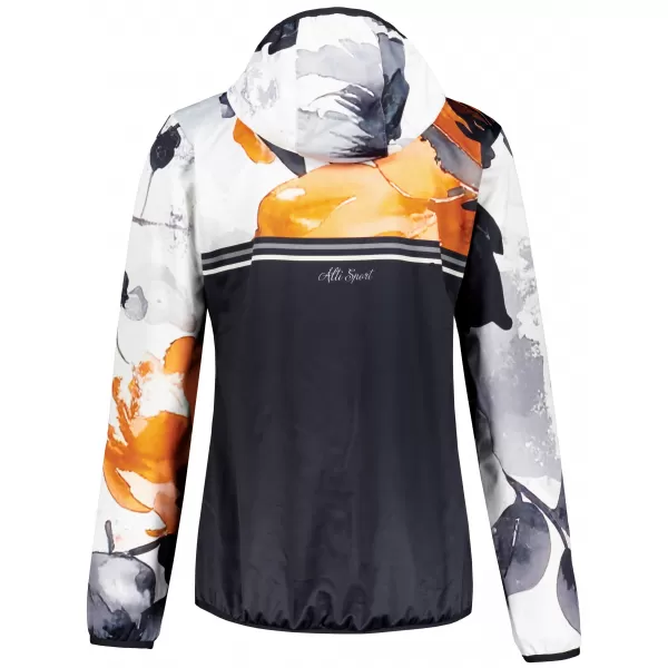  Ženska vrhunska softshell jakna ALTISPORT VOJ/ALW117JACK01 CRNA/NARANČASTA 