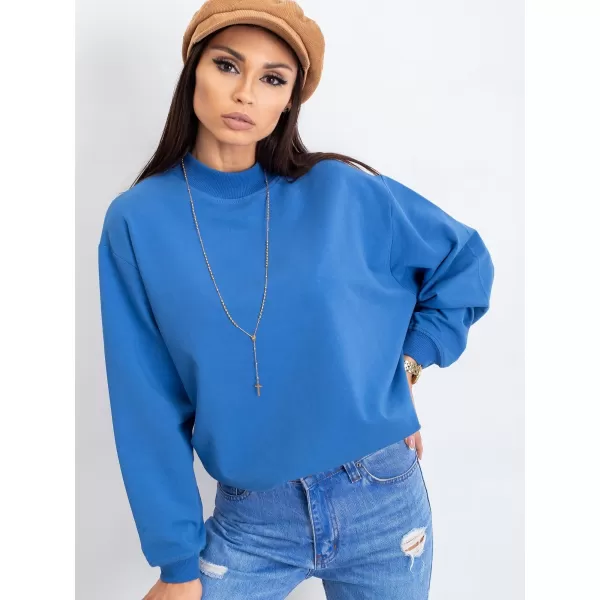  Ženski sweatshirt BASIC FEEL GOOD RV-BL-5185.73P TAMNOPLAVA 