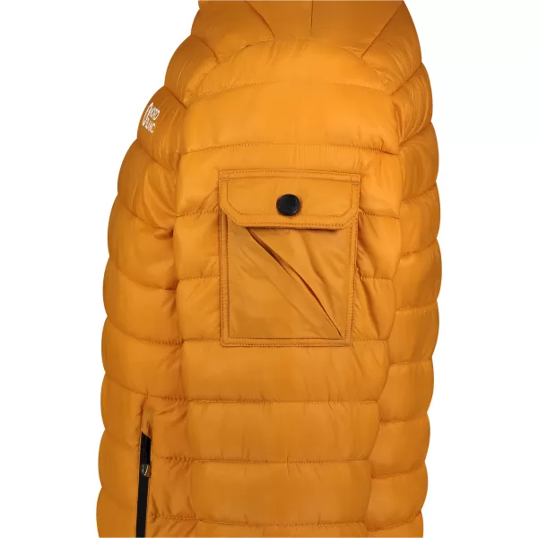  Muška prošivena jakna NORDBLANC BURROW NBWJM8261 NARANČASTA 