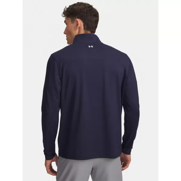  Muška majica kratkih rukava UNDER ARMOUR UA T2G 1/4 ZIP 6010129-410 PLAVA 