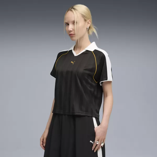 Ženska funkcionalna majica PUMA T7 RELAXED FOOTBALL JERSEY 632157-01 PUMA CRNA 