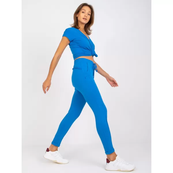  Ženske trenirke BASIC FEEL GOOD RV-DR-3589.10X TAMNOPLAVA 