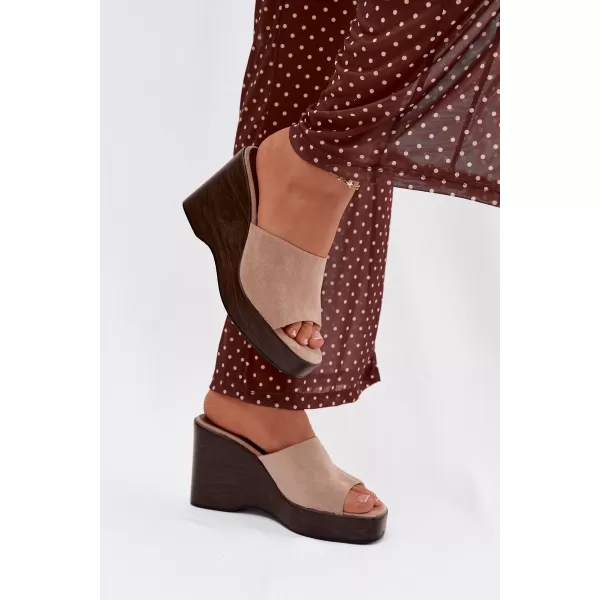  Ženske papuče BOTO RAVELIA 41346 KAKI 