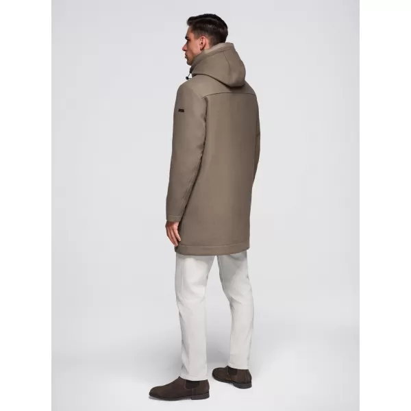  Muški kaput OMBRE OM-COWC-0132 KAKI 